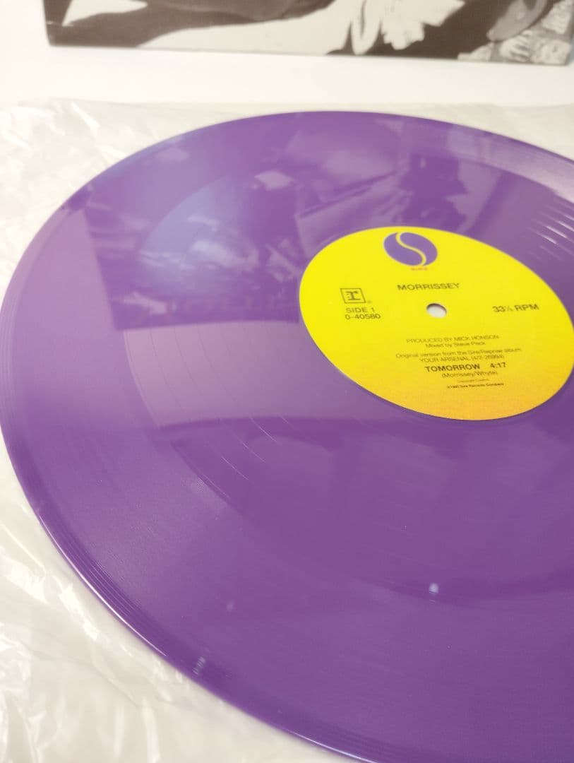 MORRISSEY TOMORROW US盤12インチ カラービニール 美品