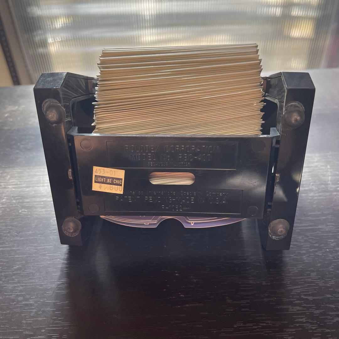ROLODEX ローロデックス　回転式名刺フォルダ 　レトロ　ビンテージ