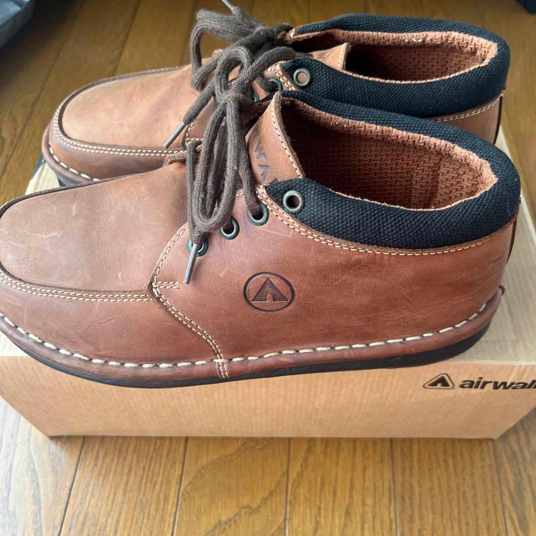 希少90s airwalk ブラウン レザー