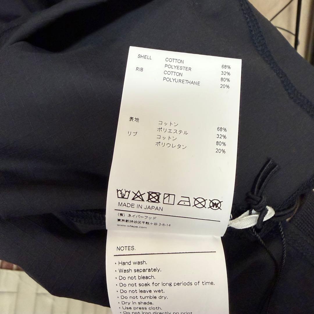 WTAPS SMOCK/SS/COPO.RIPSTOP.COOLMAX ネイビー