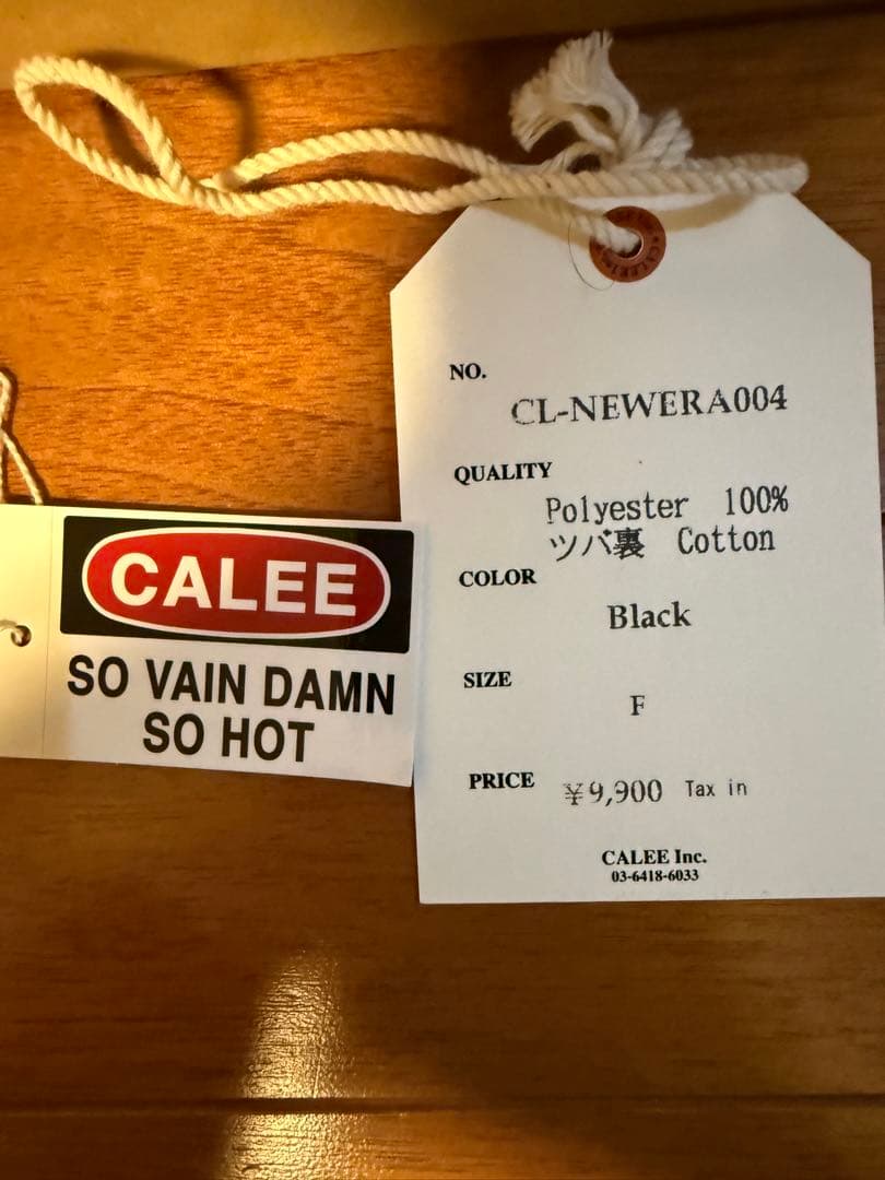 CALEE NEWERA コラボキャップ　ニューエラー　キャップ