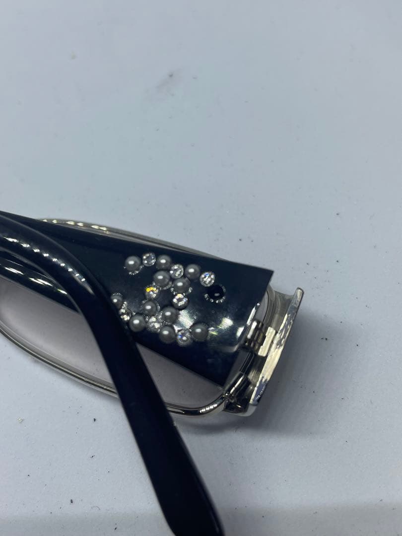 シャネル　CHANEL ラインストーン　ココマーク　サングラス　フレーム　17