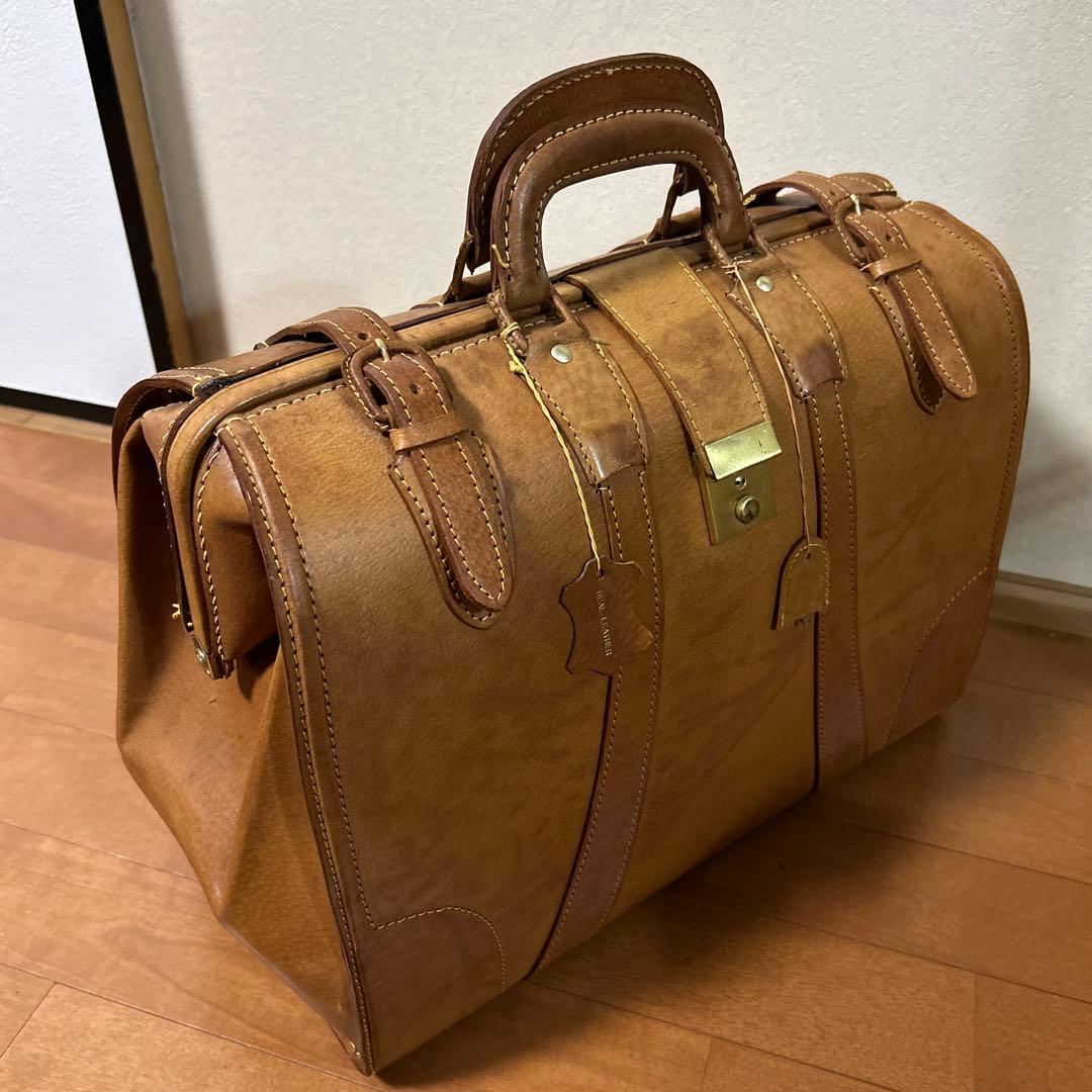 ヴィンテージ 本革 レザートランクケース ボストンバッグ