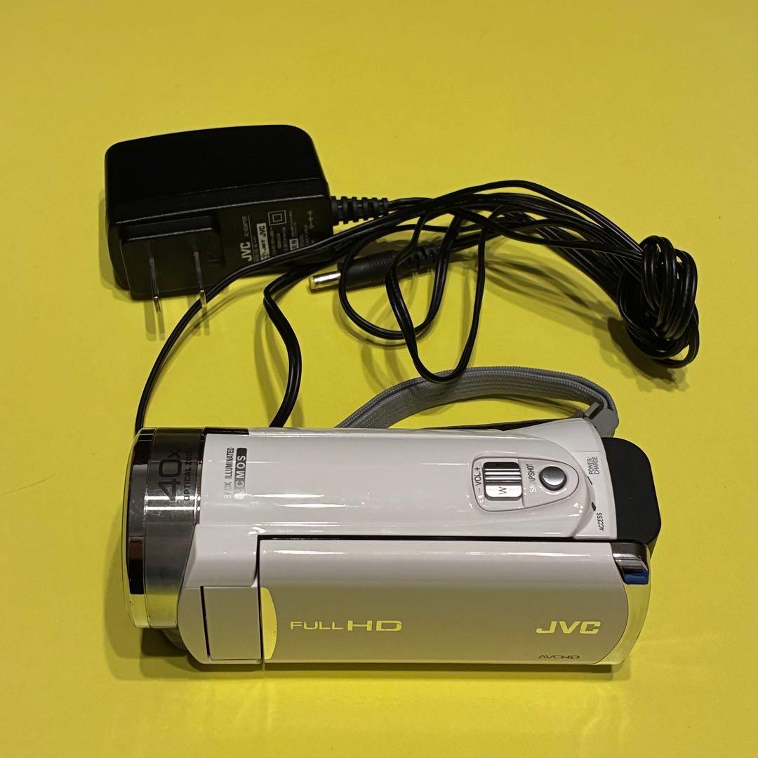 【動作確認済み】JVC EVERIO GZ-E117-W ハンディカム エブリオ
