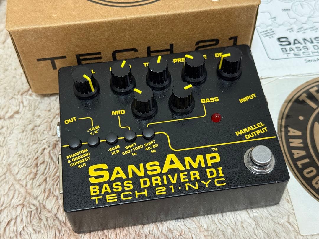 Tech 21 SansAmp Bass D DI v2 美品 定番