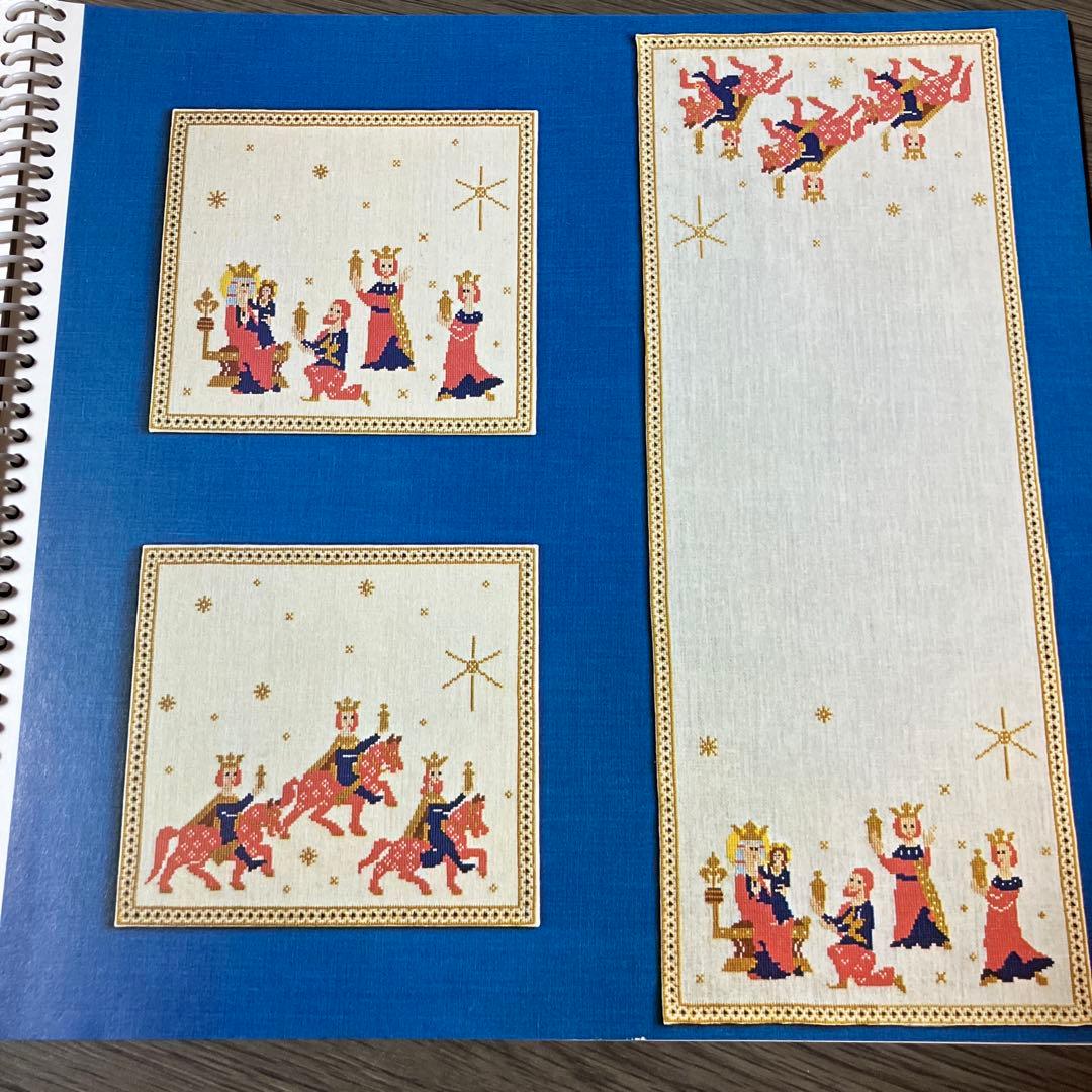 希少　フレメ刺繍　クリスマスクロスステッチ図案集　全79ページ