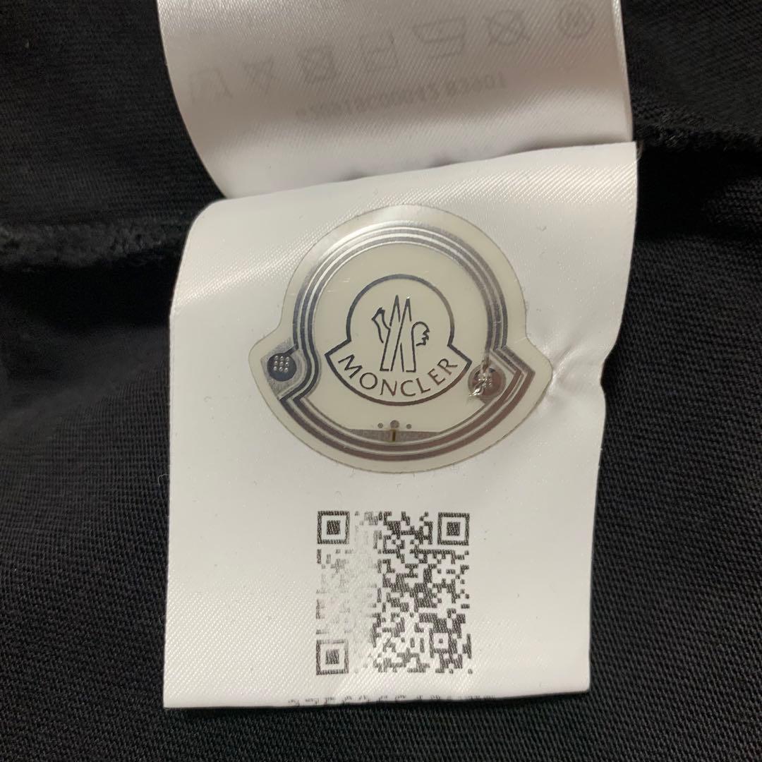 超美品★ MONCLER Tシャツ　ロゴ　ブラック　S　国内正規品　3S630