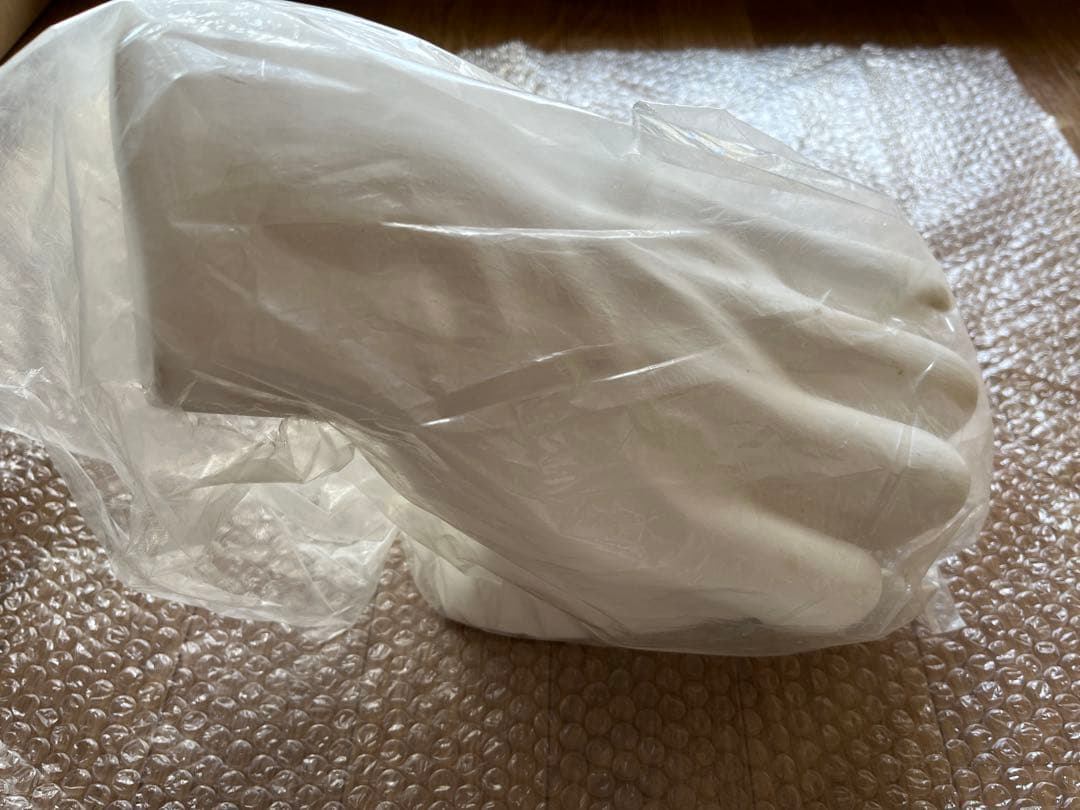 【未使用】 石膏デッサン像「手」
