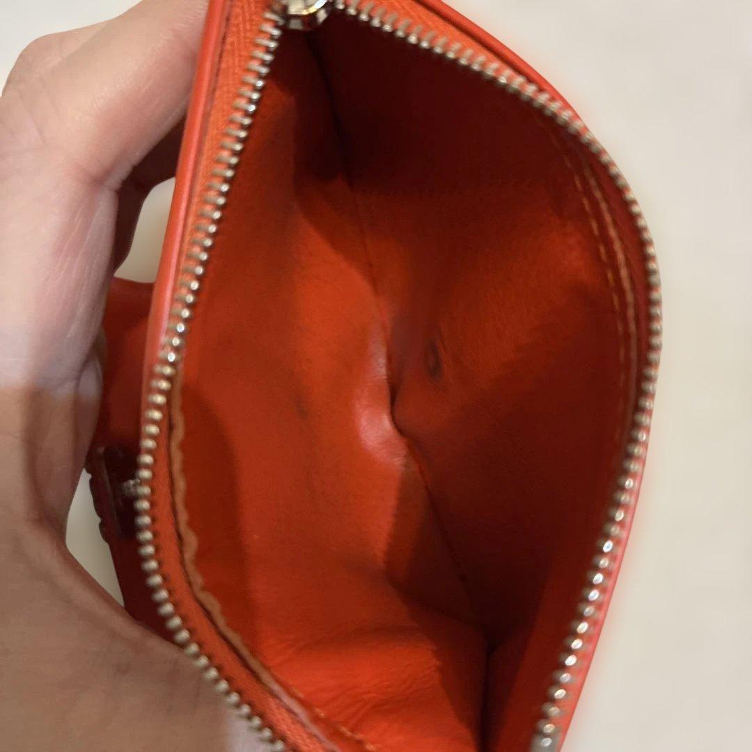 LOEWE ロエベ アナグラム 三つ折り財布 オレンジ