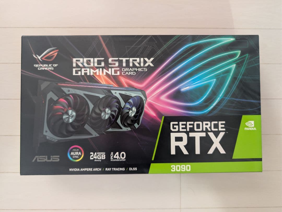 ASUS ROG STRIX RTX 3090 24GB 動作確認済