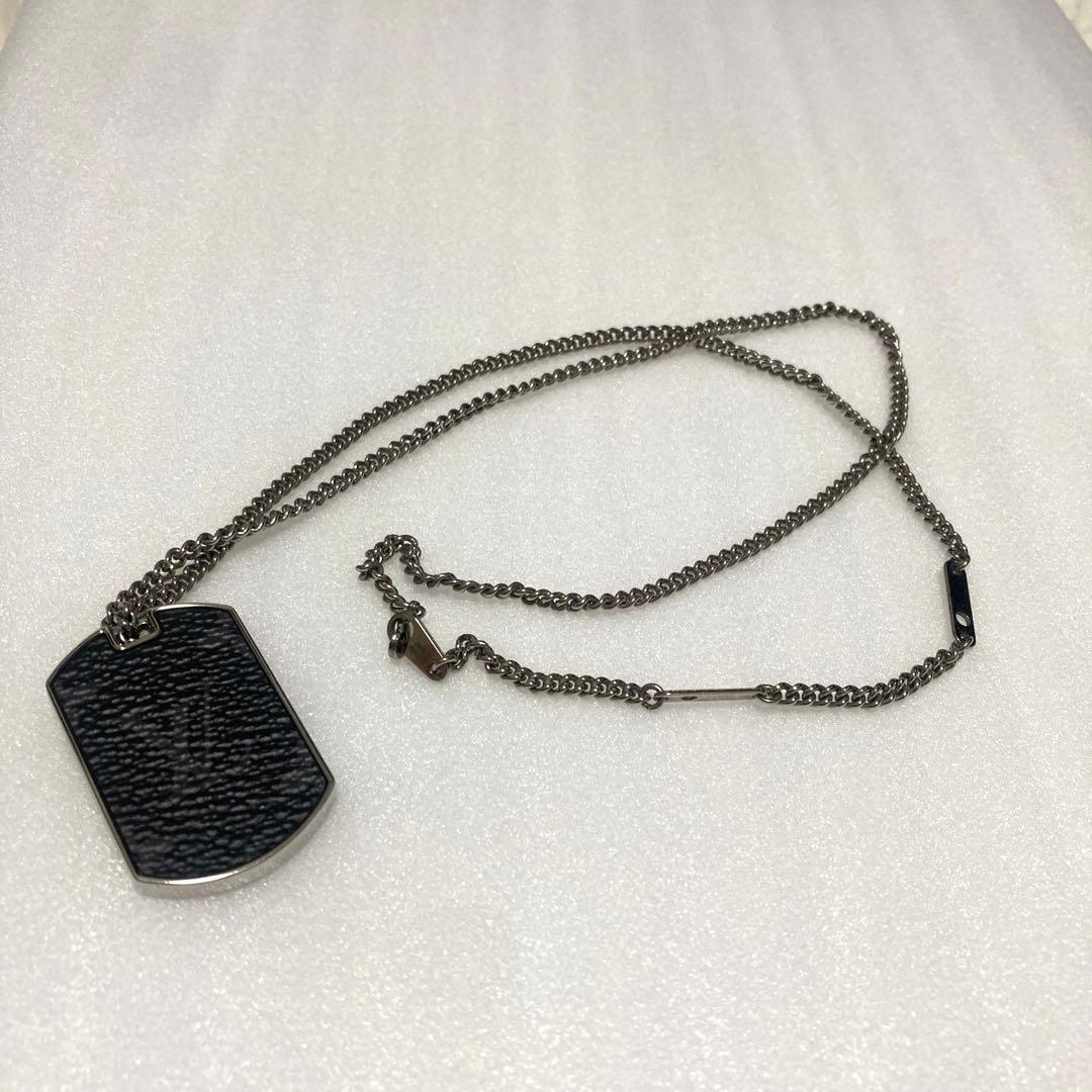 美品 ルイヴィトン コリエ プラーク モノグラム エクリプス ネックレス