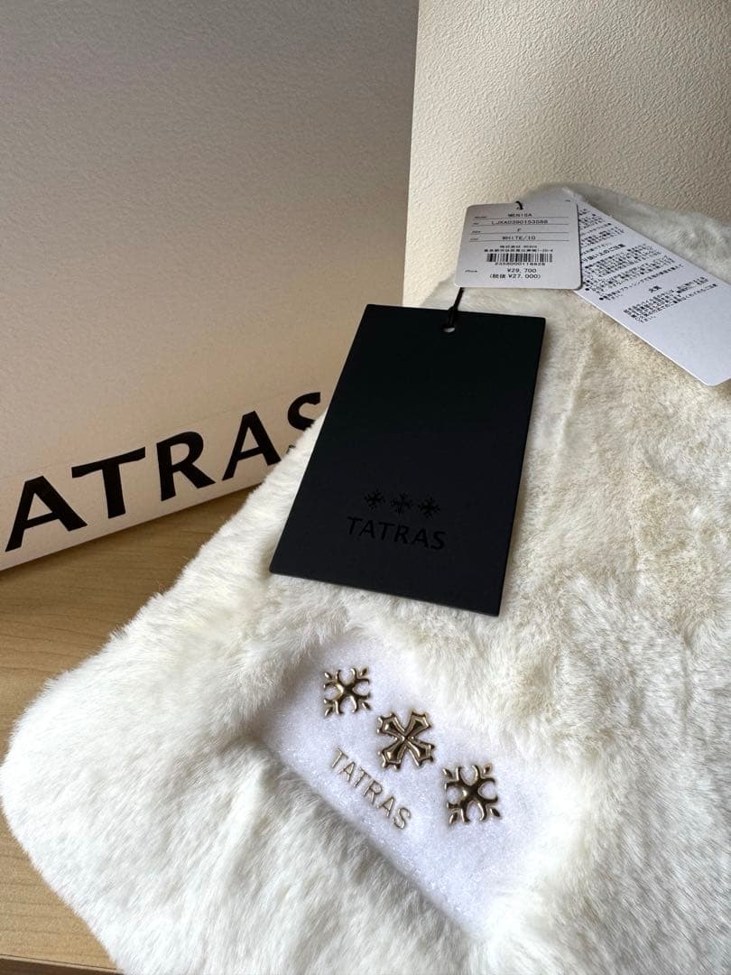 TATRAS MENISA マフラー ホワイト