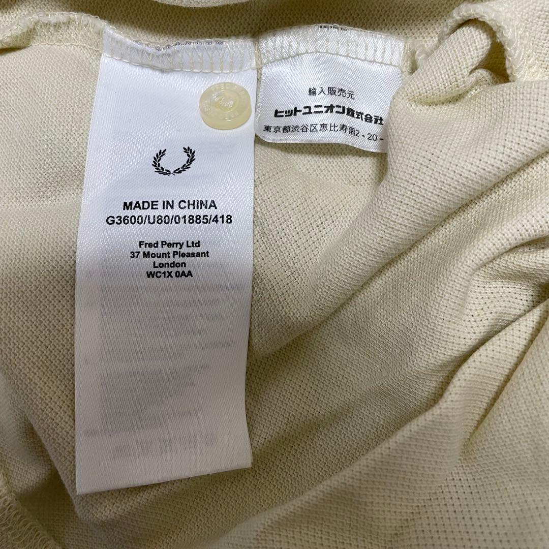 FRED PERRYレディース ポロシャツ レモンイエロー