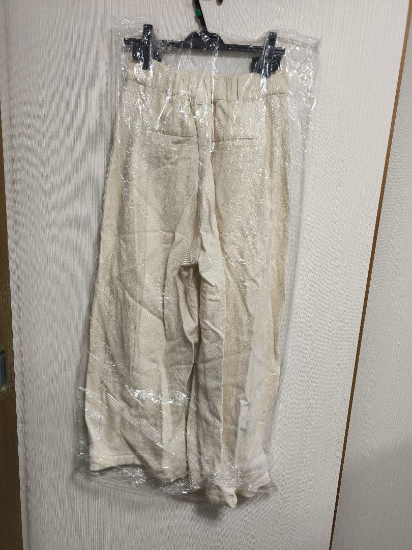 crewre ソフトツイストデニムワイドパンツ　エクリュ　サイズ2