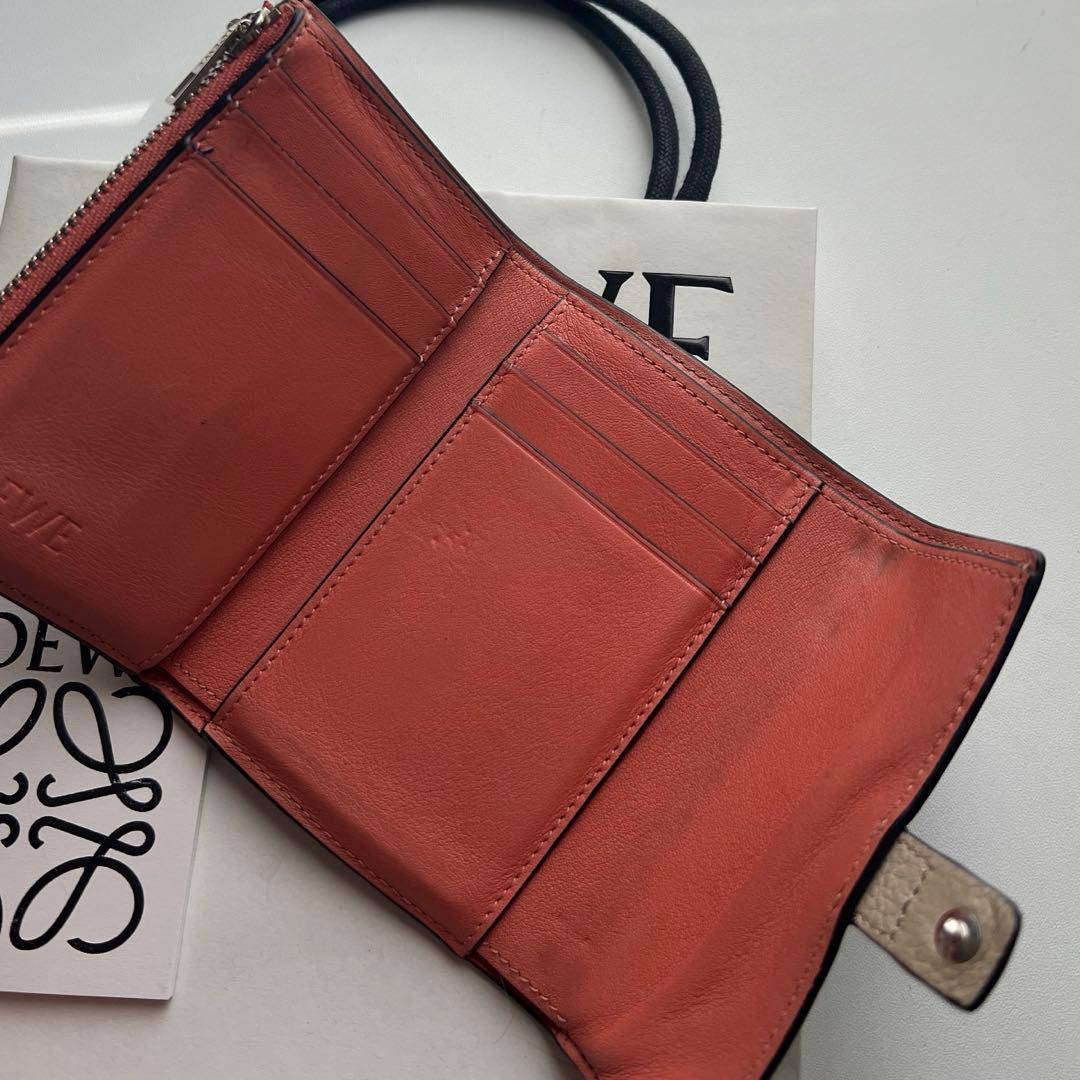 135 極上美品 LOEWE ロエベ 3つ折り財布