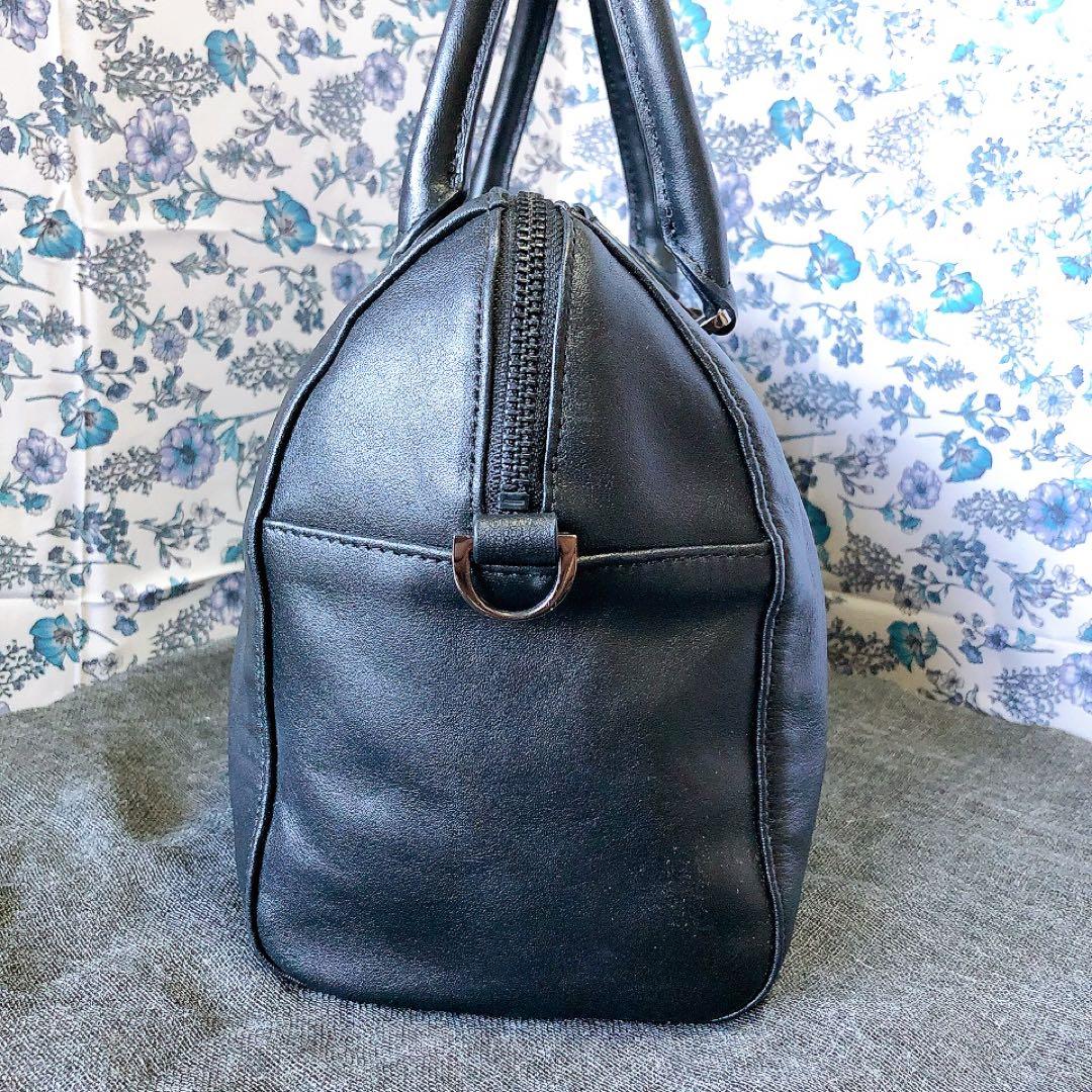 【美品】40周年記念 アニエスベーボヤージュ ボストンバッグ メッセージプリント