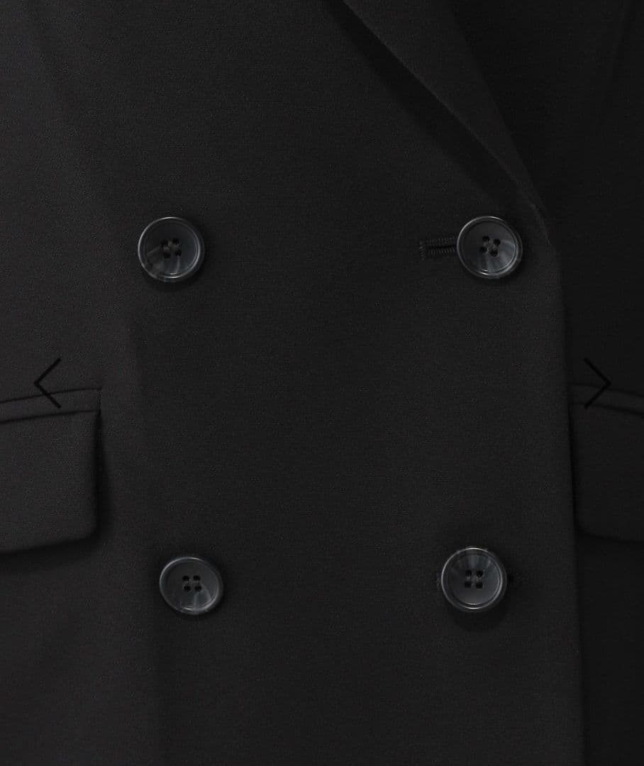 GLOBAL WORK ウツクシルエットWクロスジャケット　L