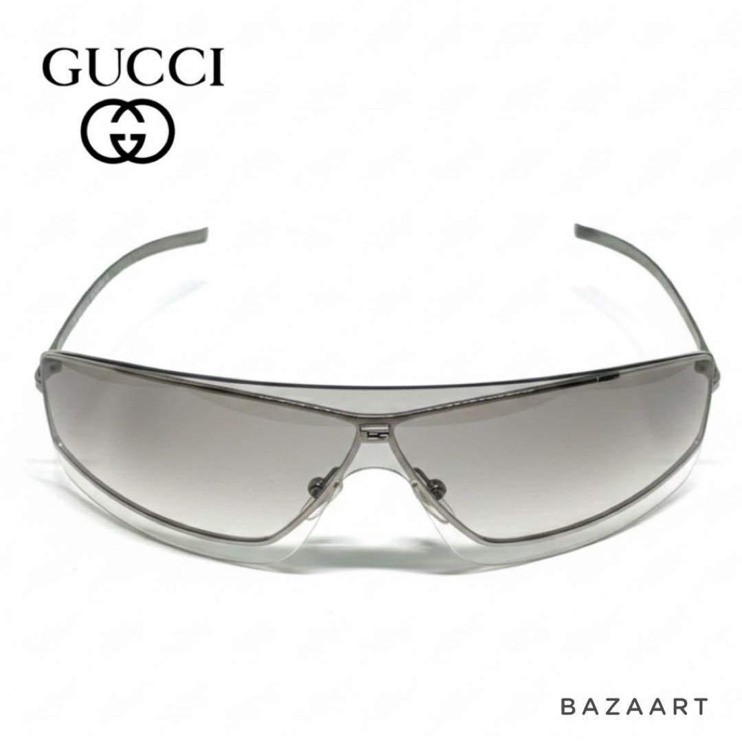 GUCCI グッチ サングラス GG1710 シルバー グレー y2k