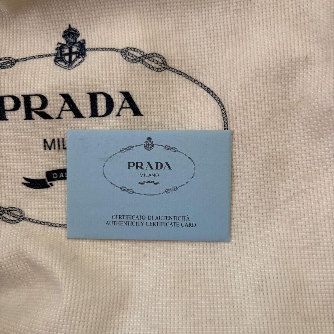 1997AW PRADA ハラコレザー　ハンドバッグ（ブラウン・付属品完備）