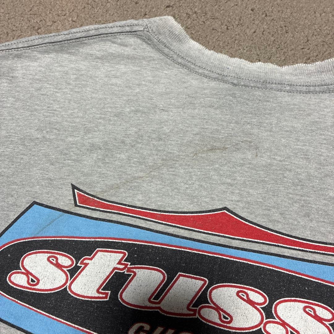 90s OLD Stussy Custom ロゴTシャツ USA 製両面プリント