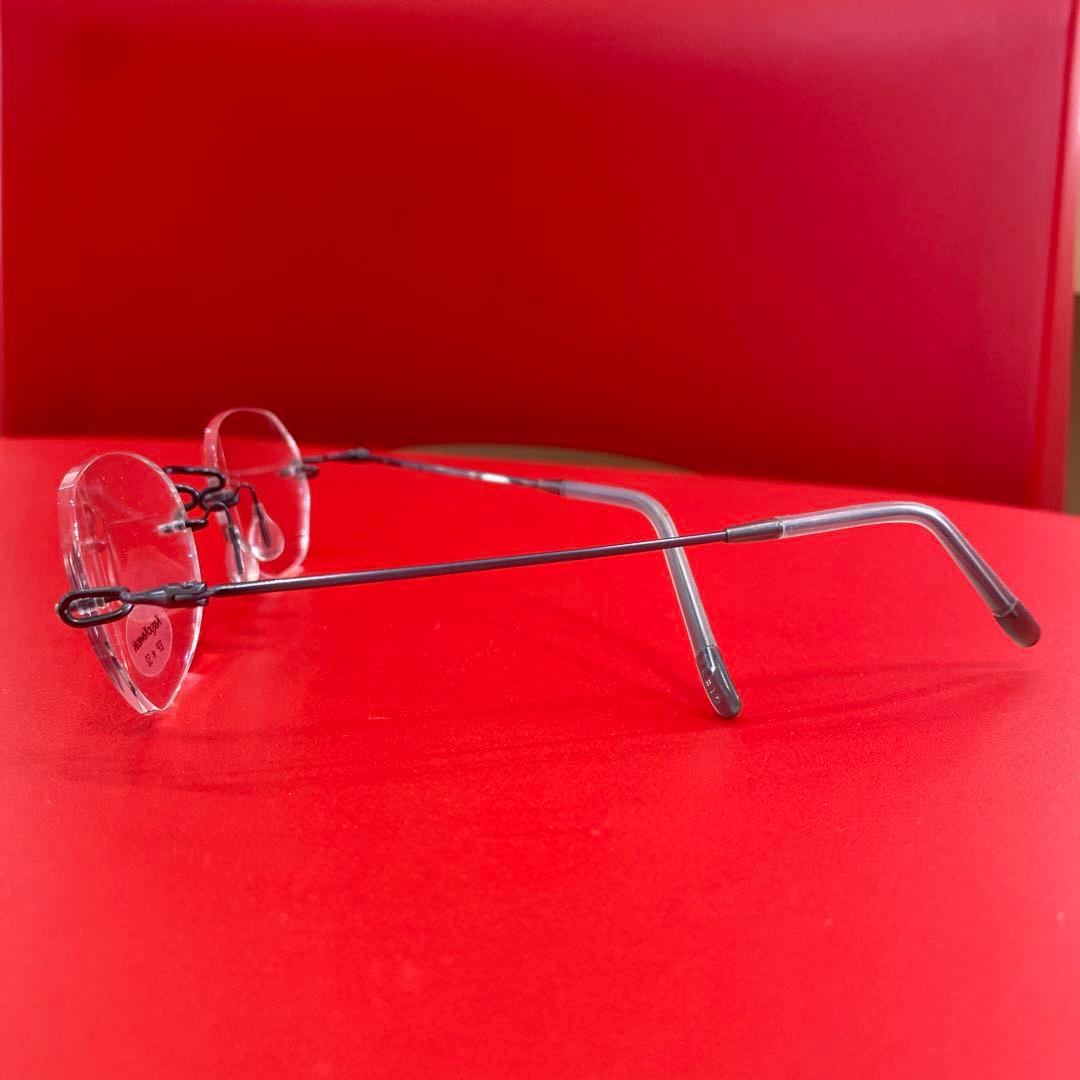 カワサキカズオ メガネ　ツーポイント