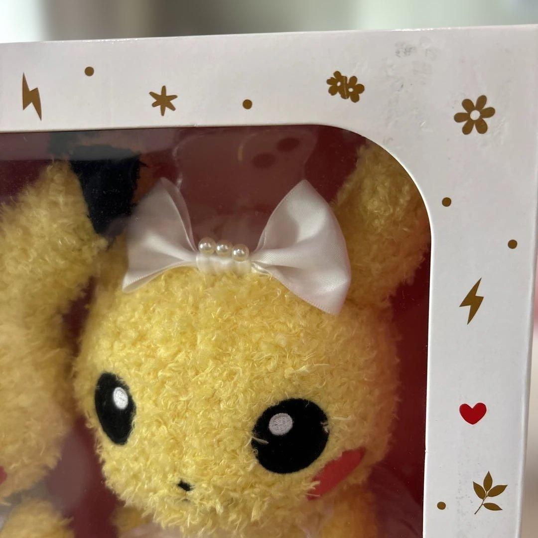 希少　ポケモン　ピカチュウ ウエディングドール もこもこぬいぐるみ 結婚式