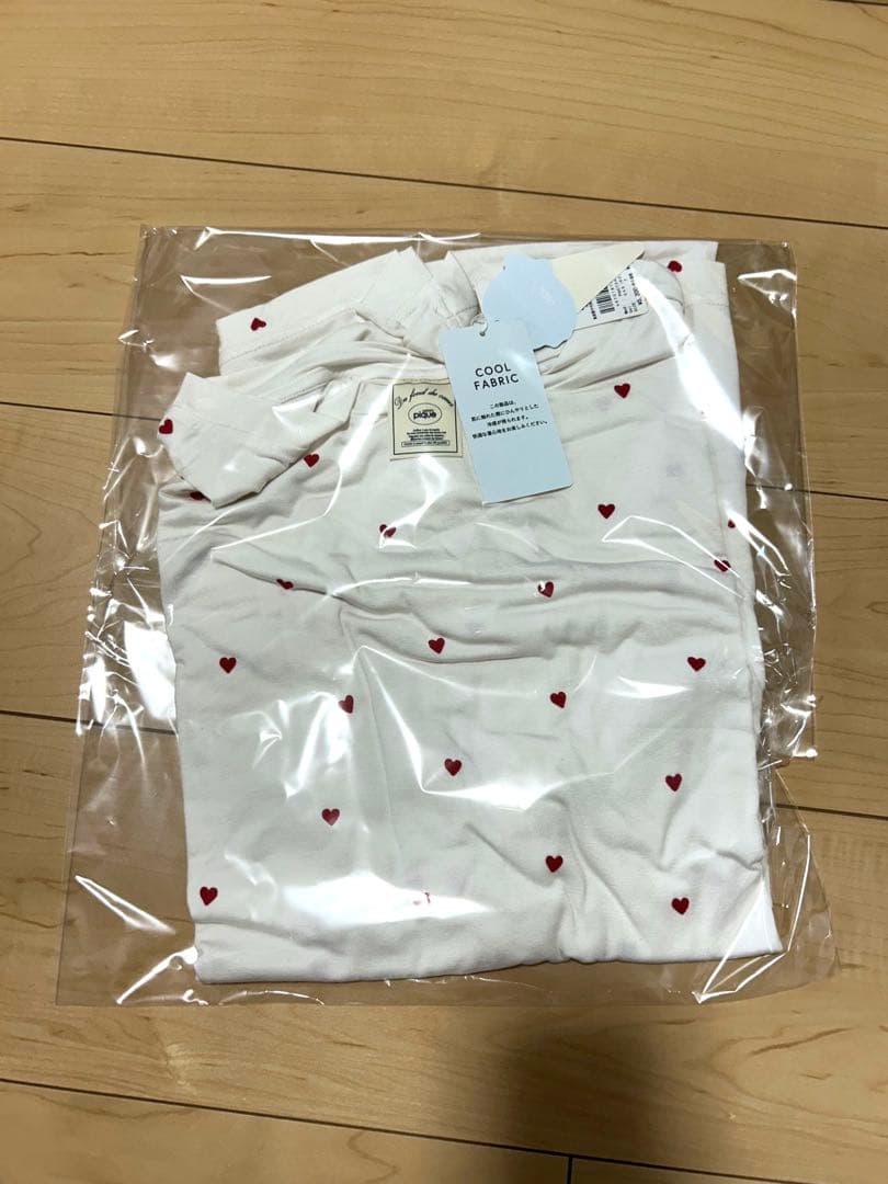 ハート柄BIGTシャツ& ハート柄フリルショートパンツ