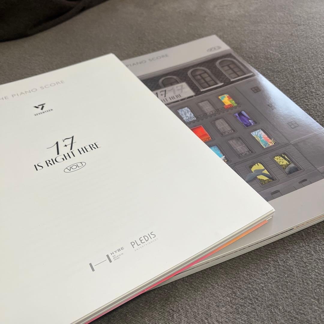 セブチピアノ楽譜セット 17 IS RIGHT HERE（SET）
