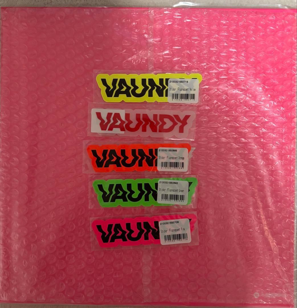 VAUNDY strobo ＋　　レコード　ステッカーセット