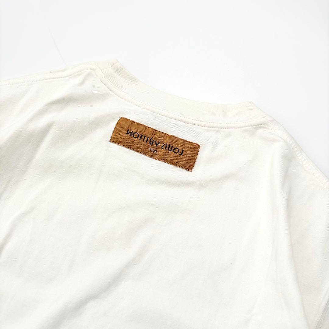 LOUIS VUITTON Tシャツ インサイドアウト エンボス ロゴ M