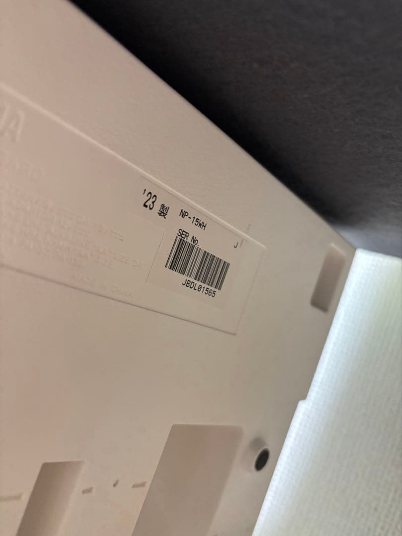 YAMAHA NP-15WH 61鍵 ホワイト電子ピアノ