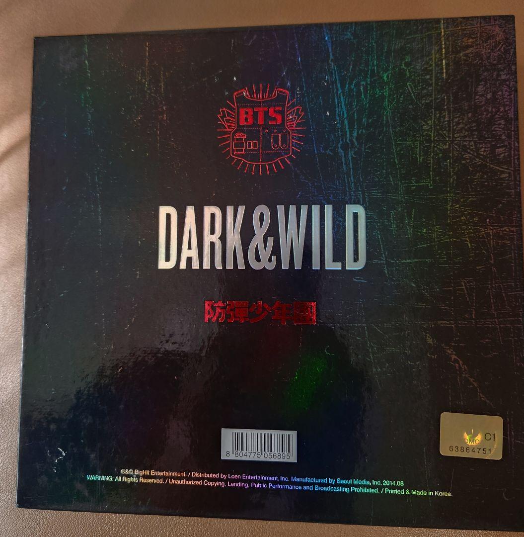 BTS DARK&WILD メンバー直筆サイン入りCD