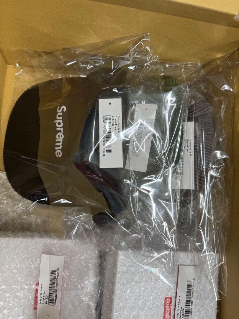 新品未使用　Supreme Corduroy Camp Cap ブラック