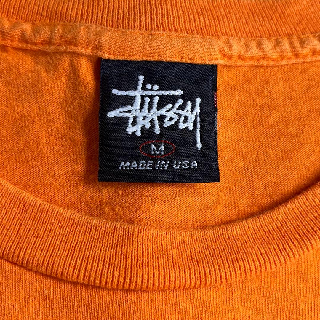 “Break Dance” old stussy 紺タグ プリント Tシャツ M