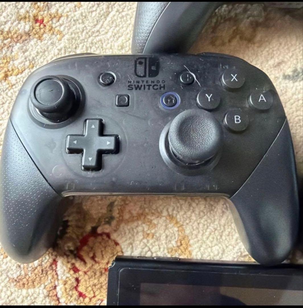 【ジャンク品】Nintendo Switch 本体　コントローラー純正
