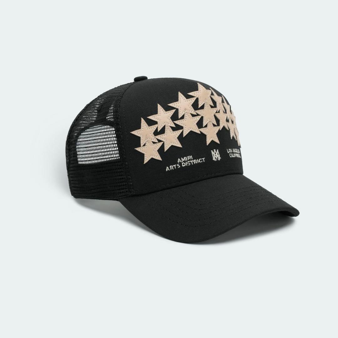 AMIRI アミリSTAR TRUCKER HAT キャップ スターブラック帽子