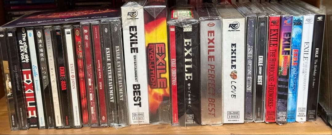 EXILE CD DVDコレクション ほぼ初回 未開封数点有他グッズおまけまとめ