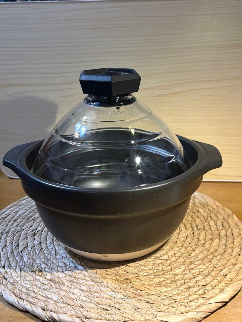 HARIO(ハリオ) フタがガラスのご飯釜2〜３合