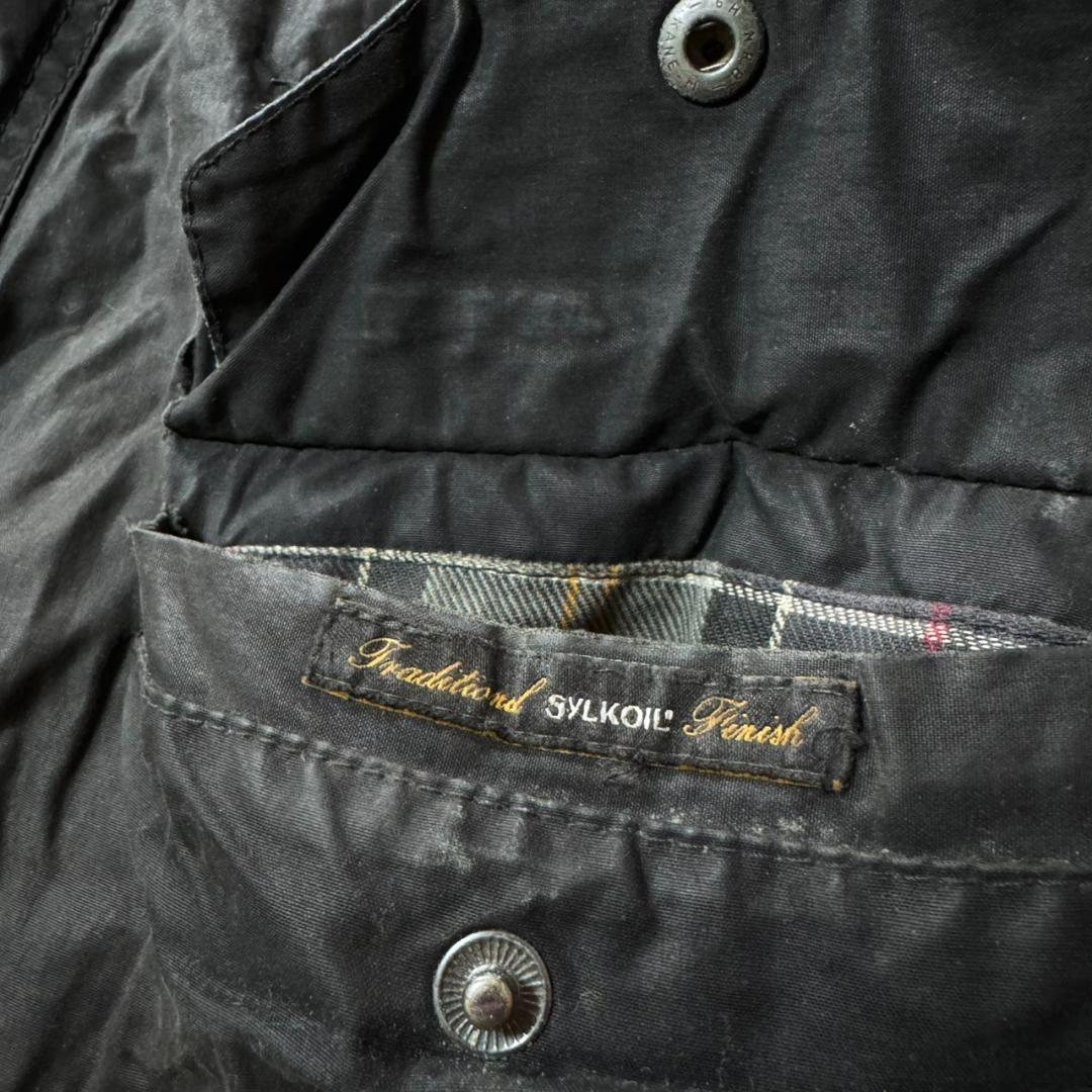 Barbour ビデイル オイルドジャケット ブラック 黒 3ワラント 古着