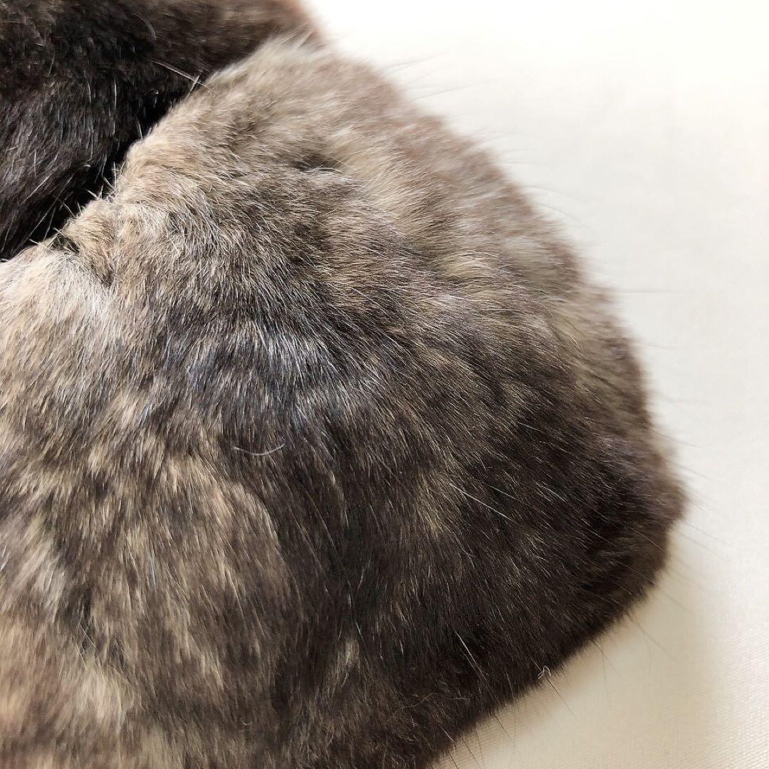 【美品】コペンハーゲンファー チンチラマフラー 毛皮 リアルファー 最高級