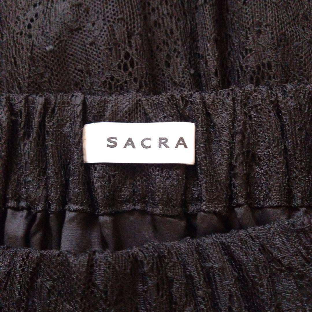 【新品】SACRA シャンティレーススカート　38