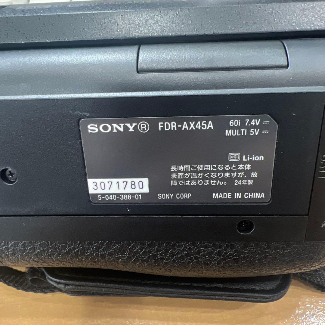 Sony FDR-AX45A ビデオカメラ本体 Zeissレンズ