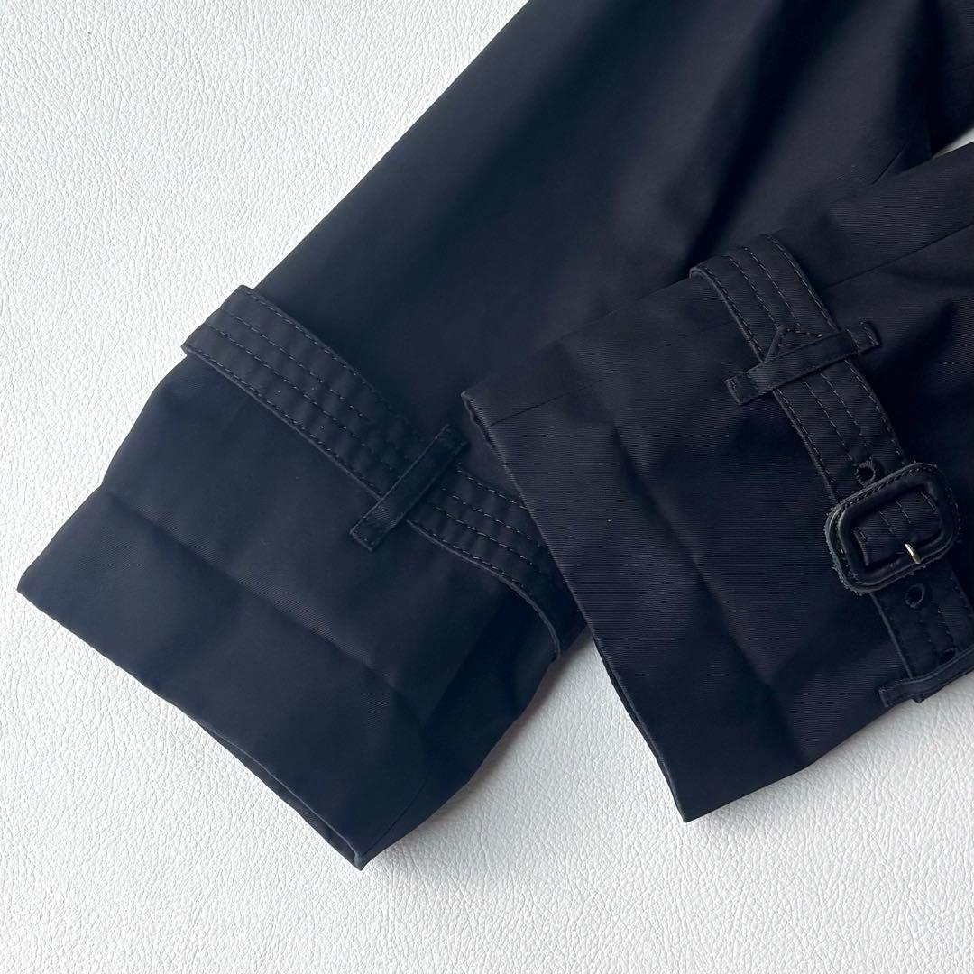 Aquascutum トレンチコート　ライナー　ベルト　ダブル　ブラック　7F