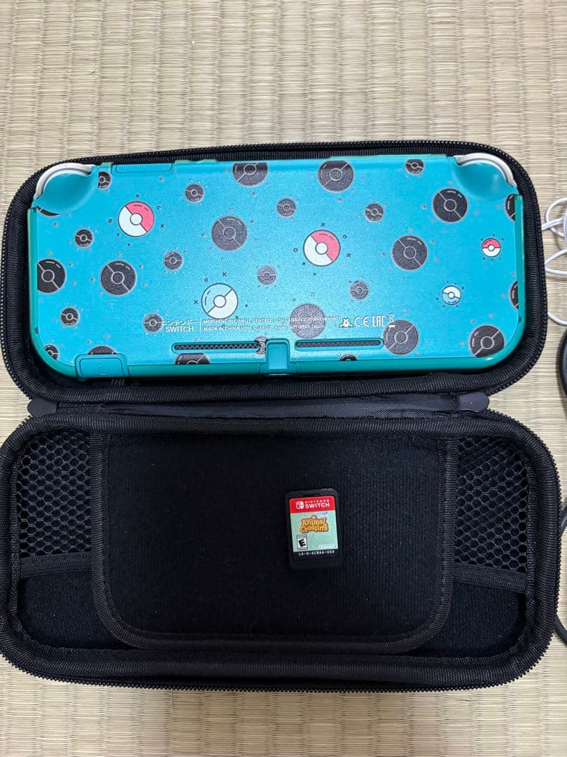 Switch Lite ターコイズ 充電器・ケース・ソフト・イヤホン付き