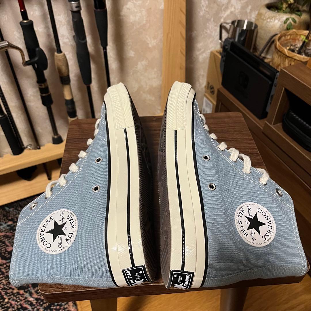 靴 CONVERSE CHUCK 70 HI COCOON BLUE 26cm