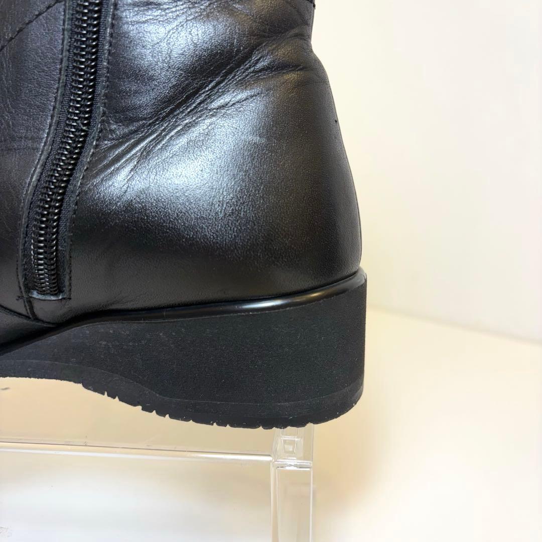 最終価格‼️ペダラ ウォーキングショート ブーツ 黒 24cm 3E