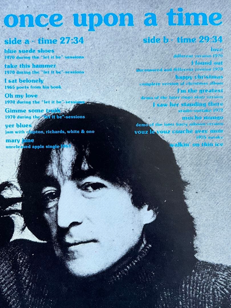 LPレコードJohn Lennon Once upon a time