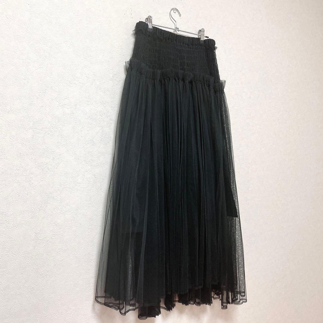美品✨ chika kisada チュール プリーツ ロングスカート 23SS
