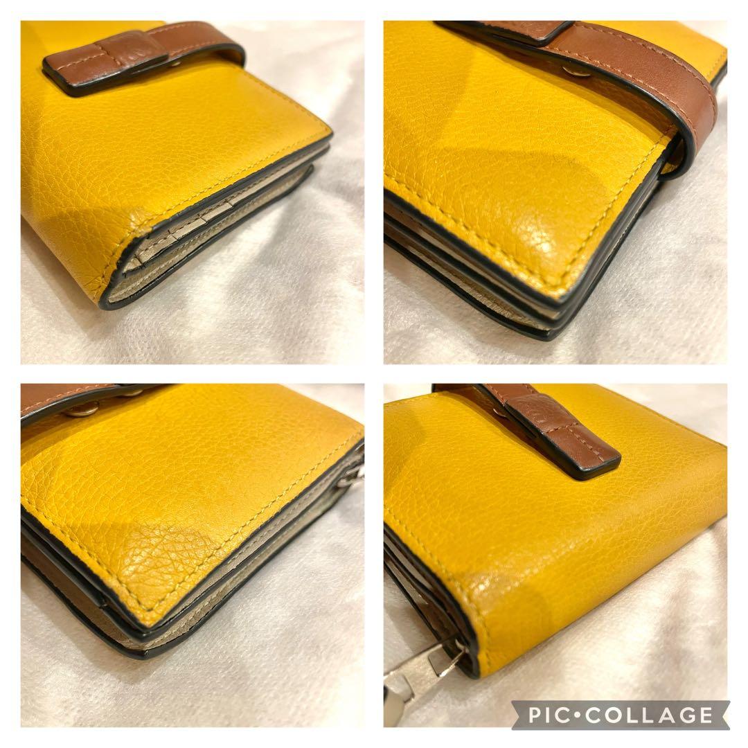 美品✨　ロエベ　コンパクトジップ　ウォレット　二つ折り財布