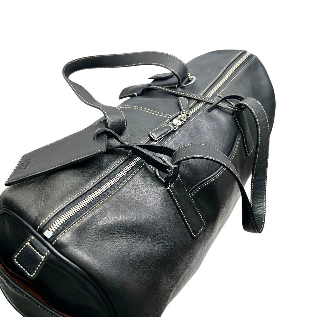 COACH コーチ　OLD COACH ボストンバッグ　本革　レザー　黒　大容量